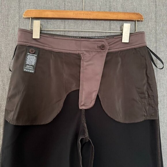 Aritzia Babaton Coffee Bean Faux Leather Straight Leg Command Pant Trouser - Picture 12 of 12